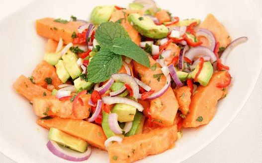 Foto Tropický ovocný šalát