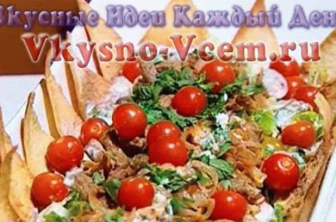 Šalát z jahňacieho mäsa