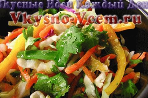 Recepty na kapustové šaláty na zimu