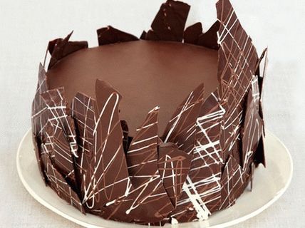 Fotografie Čokoládový koláč so šľahačkou