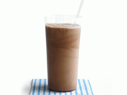 Foto čokoládové mlieko so soľou