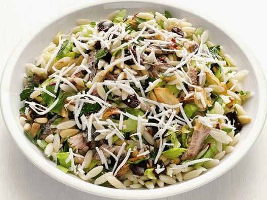 Foto sicílsky šalát s orzo pastou