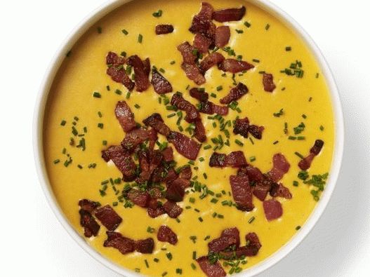 Foto krémová omáčka s tekvicou a jablčným muštom