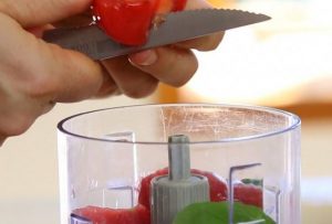 Gazpacho smoothie soup