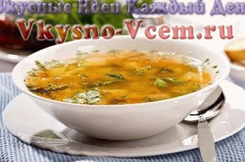 Polievka na kurací vývar s aromatickými bylinkami