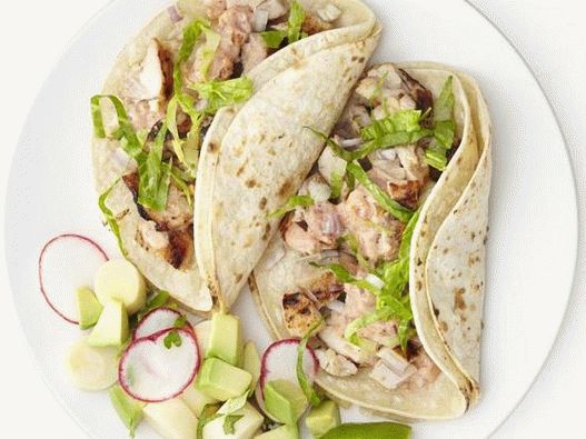 Fotka z Tacos s kuracím mäsom a avokádom