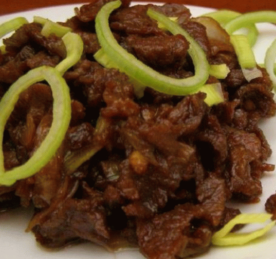 Čínske teľacie mäso