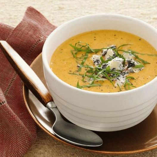 Photo Paradajková krémová polievka s nivou