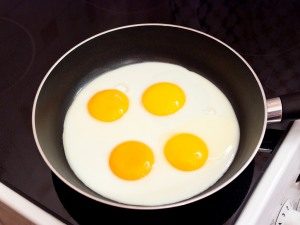 Vyprážané vajcia