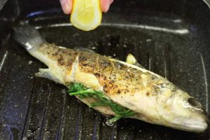 Grilované ostrieže