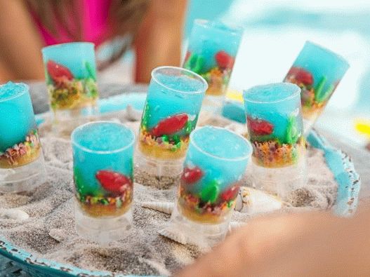 Foto želé push vyskočí na palicu